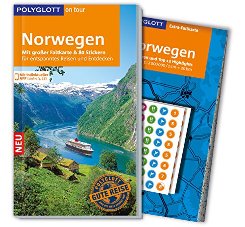 POLYGLOTT on tour Reiseführer Norwegen: Mit großer Faltkarte, 80 Stickern und individueller App