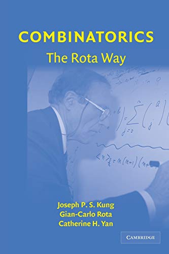 Combinatorics: The Rota Way (Cambridge Mathematical Library) von Cambridge University Press