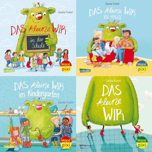 Maxi-Pixi-4er-Set 114: Gemeinsam stark mit dem kleinen WIR (4x1 Exemplar): 4 Minibücher für Kinder ab 3 Jahren (114)