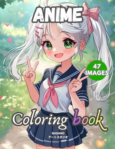 Anime Coloring Book: Kawaii Magical Girls Manga Art for Kids and Teens to Relax and Color (Anime Coloring Book: The Endless Series, Band 8) von Independently published
