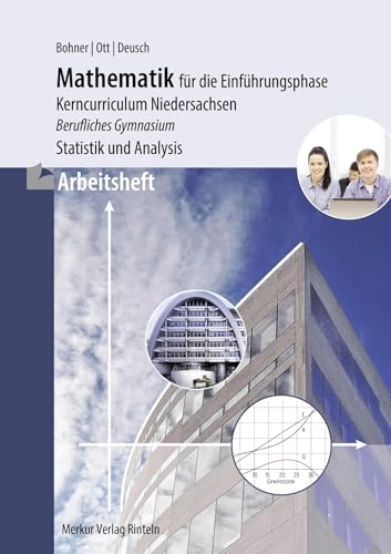 Arbeitsheft - Mathematik für die Einführungsphase: Kerncurriculum Niedersachsen - Berufliches Gymnasium Statistik und Analysis