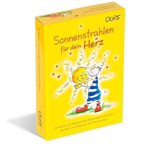 Oups Karten - "Sonnenstrahlen für Dein Herz": 42 Karten mit sonnigen Gedanken und zauberhaften Bildern