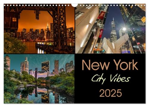 New York City Vibes (Wandkalender 2025 DIN A3 quer), CALVENDO Monatskalender von CALVENDO