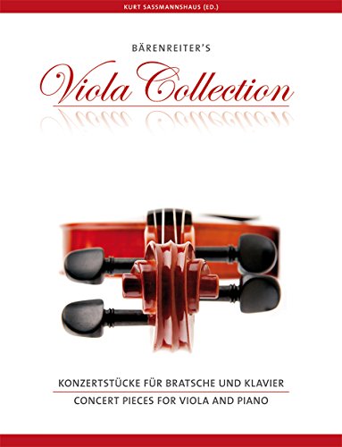 Konzertstücke für Bratsche und Klavier. Reihe Bärenreiter's Viola Collection. Viola-Stimme mit eingelegtem Klavierauszug