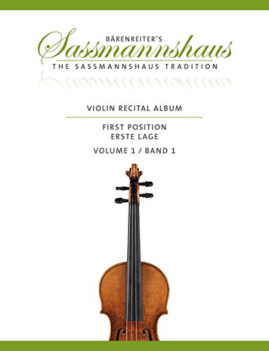 Violin Recital Album, Band 1: 20 Vortragsstücke in der ersten Lage für Geige und Klavier oder für zwei Geigen. Partitur von Baerenreiter-Verlag