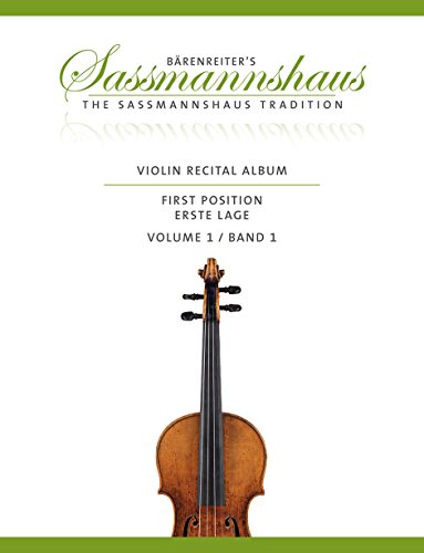 Violin Recital Album, Band 1: 20 Vortragsstücke in der ersten Lage für Geige und Klavier oder für zwei Geigen. Partitur