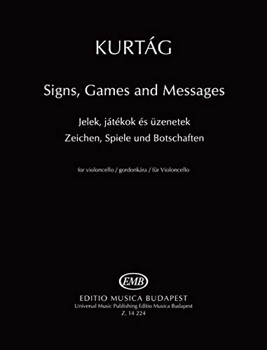 Signs, Games and Messages for violoncello