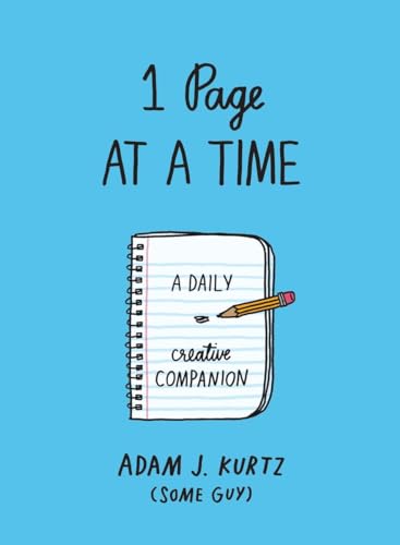 1 Page at a Time (Blue): A Daily Creative Companion