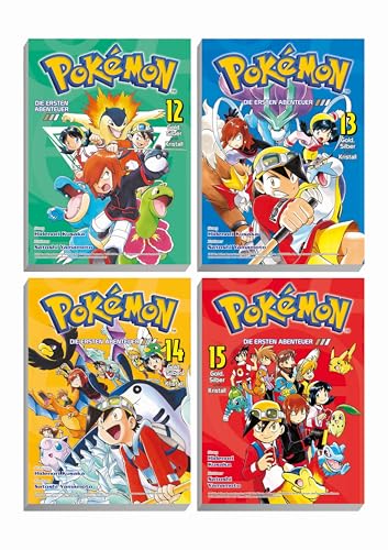 Pokémon – Manga Pack 04: Bundle 4: Gold, Silber und Kristall 2 – Das ultimative Pokémon-Abenteuer passend zu Videospiel und Anime! Pokémon – Manga Pack 04: Bundle 4: Gold, Silber und Kristall 2 – Das ultimative Pokémon-Abenteuer passend zu Videospiel und Anime!