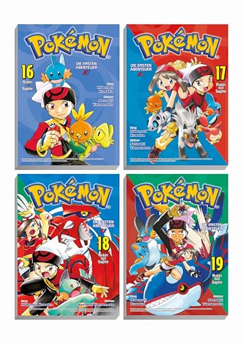 Pokémon – Manga Pack 05: Bundle 5: Rubin und Saphir 1 – Das ultimative Pokémon-Abenteuer passend zu Videospiel und Anime! Pokémon – Manga Pack 05: Bundle 5: Rubin und Saphir 1 – Das ultimative Pokémon-Abenteuer passend zu Videospiel und Anime!