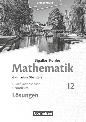 Bigalke/Köhler: Mathematik - Brandenburg - Ausgabe 2019 - 12. Schuljahr: Grundkurs - Lösungen zum Schulbuch von Cornelsen Verlag GmbH