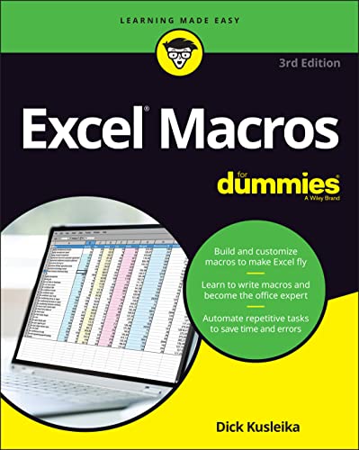 Excel Macros For Dummies (For Dummies (Computer/Tech)) von For Dummies