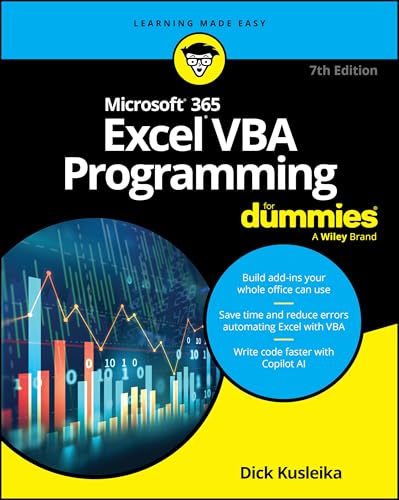 Microsoft 365 Excel VBA Programming For Dummies (For Dummies (Computer/Tech)) von For Dummies