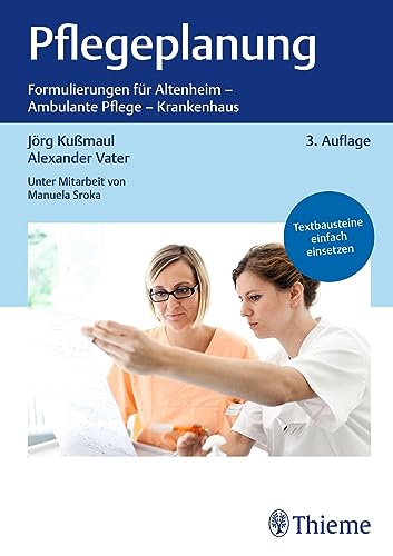 Pflegeplanung: Formulierungen für Altenheim - Ambulante Pflege - Krankenhaus von Thieme