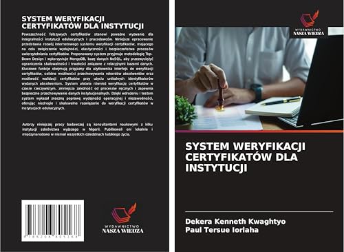 SYSTEM WERYFIKACJI CERTYFIKATÓW DLA INSTYTUCJI: DE von Wydawnictwo Nasza Wiedza