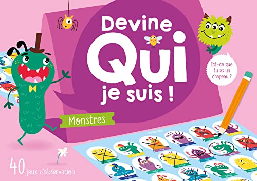 DEVINE QUI JE SUIS ! MONSTRES: 40 jeux d'observation DEVINE QUI JE SUIS ! MONSTRES: 40 jeux d'observation von 1 2 3 SOLEIL