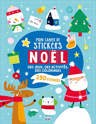 MON CAHIER DE STICKERS - NOËL