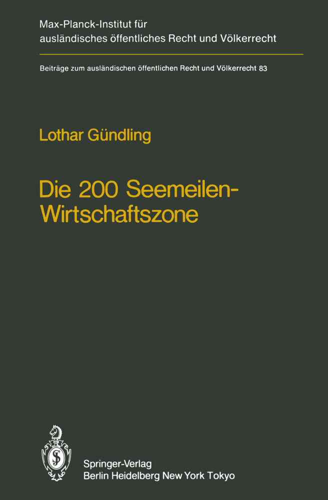 Die 200 Seemeilen-Wirtschaftszone / The 200 Mile Economic Zone von Springer Berlin Heidelberg