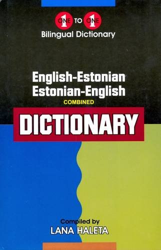 English-Estonian & Estonian-English One-to-One Dictionary von IBS Books