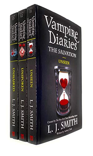 Vampire Diaries The Salvation Collection 3 Books Set by L. J. Smith (Unseen, Unspoken & Unmasked)