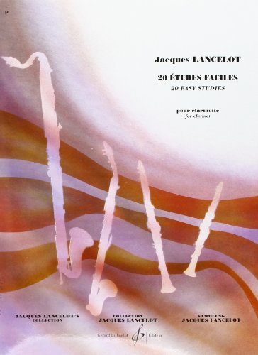 20 Etudes Faciles pour clarinette von BILLAUDOT