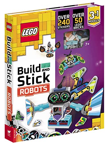 LEGO® Books: Build and Stick: Robots (LEGO® Build and Stick Activity Box) von Buster Books