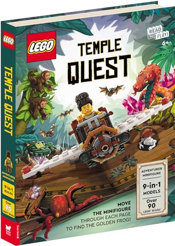 LEGO® Books: Temple Quest (with adventurer minifigure, nine buildable models, play scenes and over 90 LEGO elements) von Buster Books