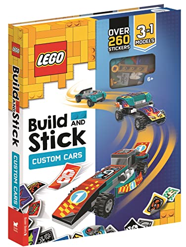 LEGO® Build and Stick: Custom Cars (Includes LEGO® bricks, book and over 260 stickers) (LEGO® Build and Stick Activity Box)
