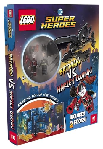 LEGO® DC Super Heroes(TM): Batman vs. Harley Quinn (with Batman(TM) and Harley Quinn(TM) minifigures, pop-up play scenes and 2 books) (LEGO® Minifigure Activity) von Buster Books