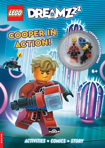 LEGO® DREAMZzz™: Cooper in Action Activity Book (with Cooper LEGO minifigure and grimspawn mini-build) (LEGO® Minifigure Activity) von Buster Books