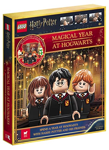 LEGO® Harry Potter(TM): Magical Year at Hogwarts (with 70 LEGO bricks, 3 minifigures, fold-out play scene and fun fact book) (LEGO® Minifigure Activity) von Buster Books