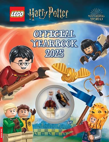 LEGO® Harry Potter™: Official Yearbook 2025 (with Harry Potter minifigure, broomstick and Golden Snitch™) (LEGO® Annual)