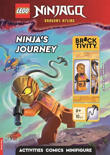 LEGO® NINJAGO®: Ninja's Journey Activity Book (with Arin minifigure and accessories) von Buster Books