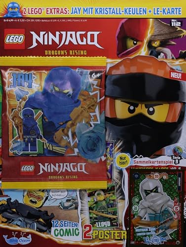 LEGO Ninjago (MoS) 112/2024 "Extra: Jay mit Kristall-Keulen"