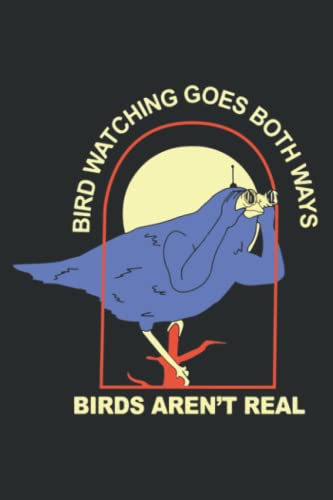 Bird Watching Goes Both Ways Birds Aren t Real: Daily Planner Planner Journal 6x9 120 Pages