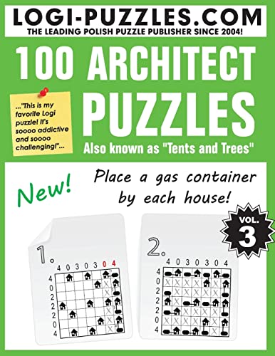 100 Architect Puzzles: Tents and Trees