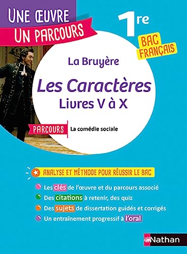 La Bruyère, Les Caractères - Livres V à X: Livres V à X. Avec le parcours "La comédie sociale" von NATHAN