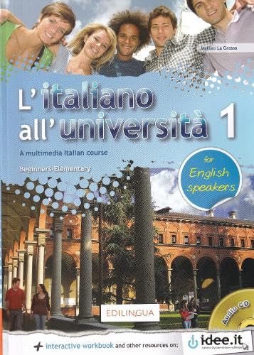 L'italiano all'universita' 1 for English speakers: + online access code + audio CD. A1-A2 von Edilingua Pantelis Marin
