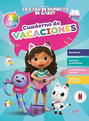 La casa de muñecas de Gabby. Cuaderno de vacaciones - 4 años: Escritura · Formas y números · Comprensión lectora · Explorar el mundo (Altea) von BEASCOA