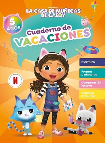 La casa de muñecas de Gabby. Cuaderno de vacaciones - 5 años: Escritura · Formas y números · Comprensión lectora · Explorar el mundo (Altea) von BEASCOA