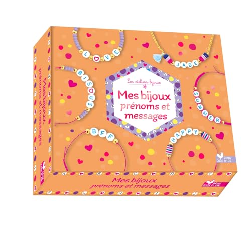 Mes bijoux prénoms et messages - coffret avec accessoires von DEUX COQS D OR