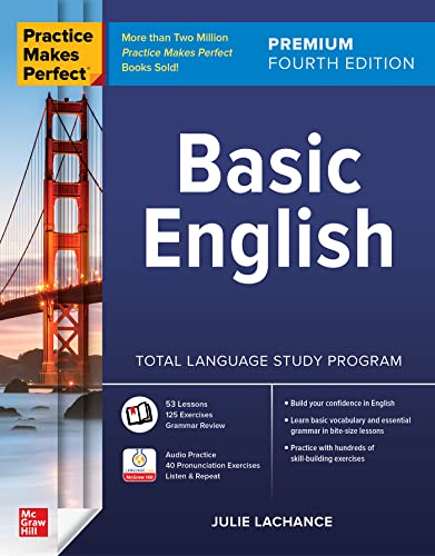 Practice Makes Perfect: Basic English, Premium Fourth Edition von McGraw-Hill Education Ltd