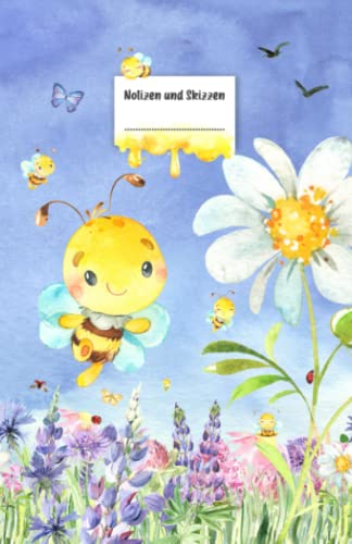 Notizen und Skizzen - Die Honigbiene Emma: Bienen auf der Wiese | liniertes Notizbuch A5, Platz für Skizzen, Zeichnungen und Fotos | Für Familien, Kinder und Bienenliebhaber Notizen und Skizzen - Die Honigbiene Emma: Bienen auf der Wiese | liniertes Notizbuch A5, Platz für Skizzen, Zeichnungen und Fotos | Für Familien, Kinder und Bienenliebhaber