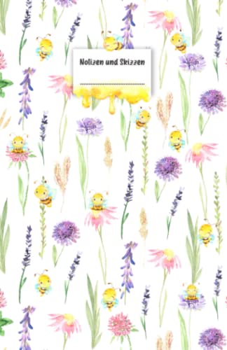 Notizen und Skizzen - Die Honigbiene Emma: Kleine Bienen mit Wildblumen | liniertes Notizbuch A5, Platz für Skizzen, Zeichnungen und Fotos | Für Familien, Kinder und Bienenliebhaber Notizen und Skizzen - Die Honigbiene Emma: Kleine Bienen mit Wildblumen | liniertes Notizbuch A5, Platz für Skizzen, Zeichnungen und Fotos | Für Familien, Kinder und Bienenliebhaber