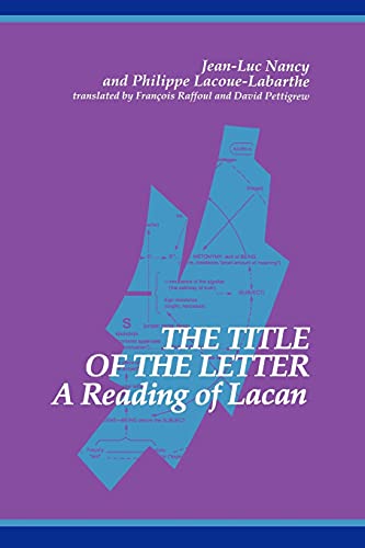 The Title of the Letter: A Reading of Lacan (Suny Series in Contemporary Continental Philosophy) von State University of New York Press