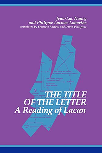 The Title of the Letter: A Reading of Lacan (Suny Series in Contemporary Continental Philosophy)