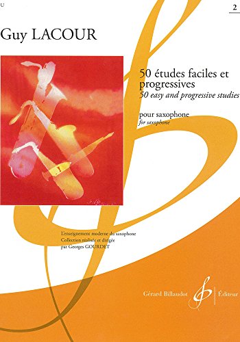 50 ETUDES FACILES ET PROGRESSIVES VOLUME 2 - SAXOPHONE