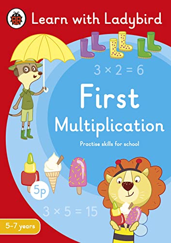 First Multiplication: A Learn with Ladybird Activity Book 5-7 years: Ideal for home learning (KS1)