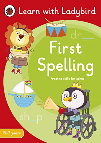 First Spelling: A Learn with Ladybird Activity Book 5-7 years: Ideal for home learning (KS1) von Ladybird