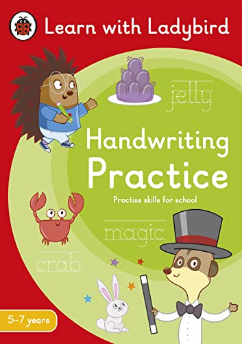 Handwriting Practice: A Learn with Ladybird Activity Book 5-7 years: Ideal for home learning (KS1) von Ladybird
